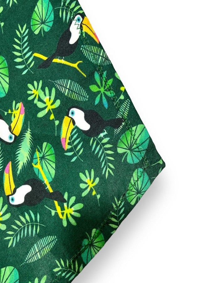 W Brings XL Dog Bandana for Dogs | This Stunning Gorgeous Design Dog Bandana Scarf is Perfect Styling Accessory for Extra Large Dogs. (XL (Extra Large), Green Toucan) - Image 4